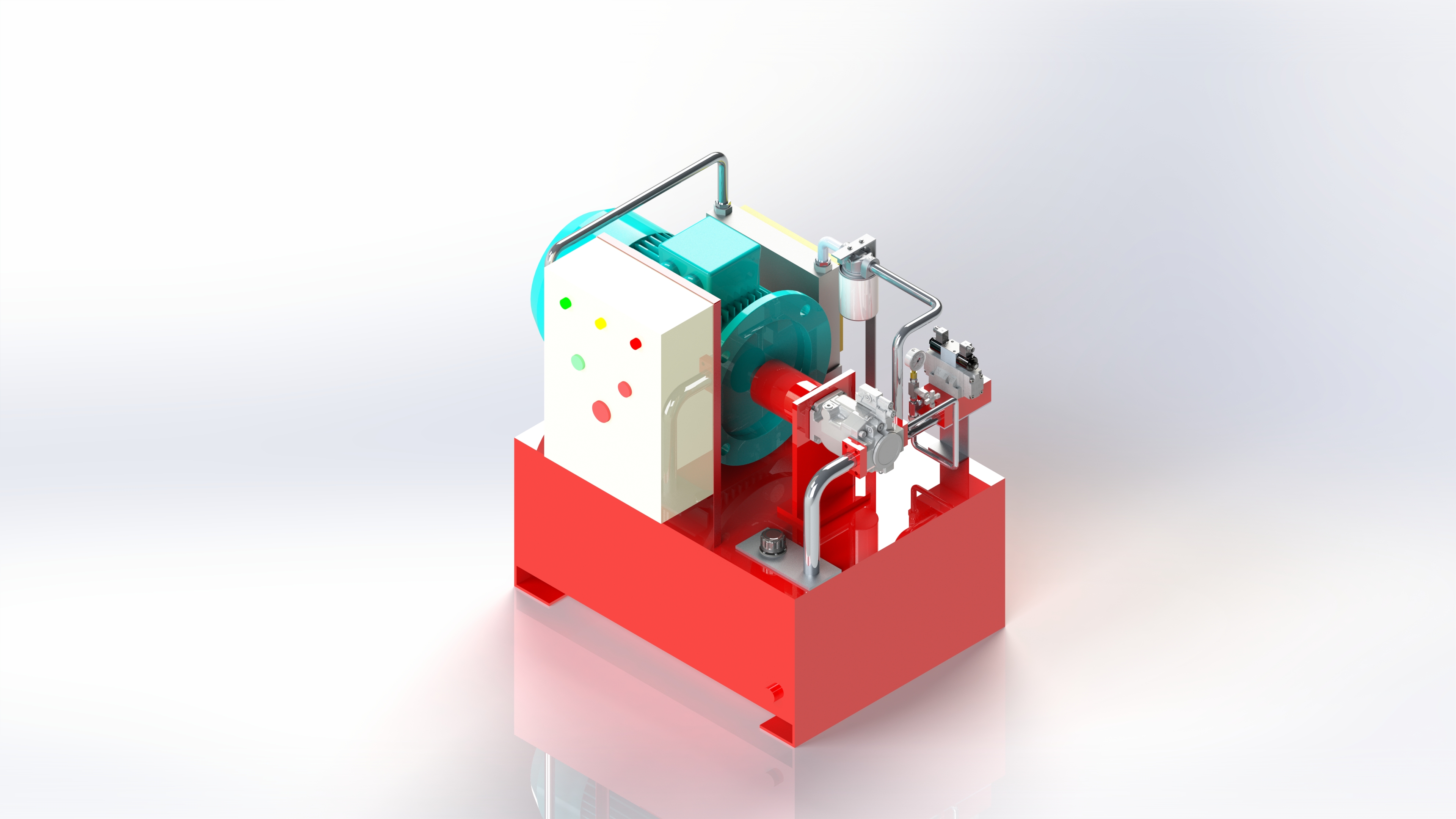500 升液压动力组